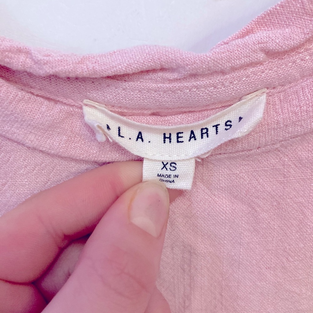 PACSUN CROPPED RUFFLE TOP - Picture 3 of 3